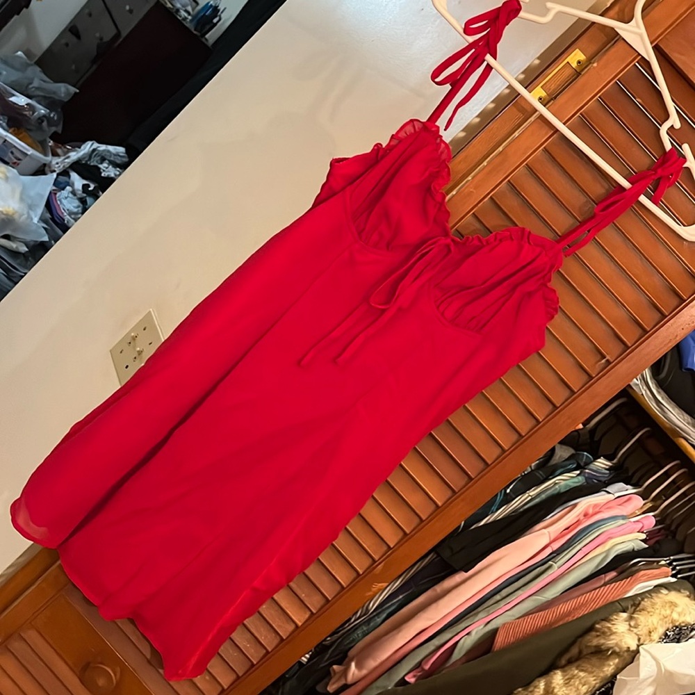 Red dress
